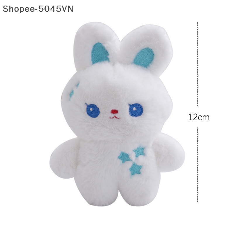 Búp Bê Thỏ Nhồi Bông Mềm Mại Đáng Yêu Có Móc Khóa Trang Trí Túi Xách / Túi Xách