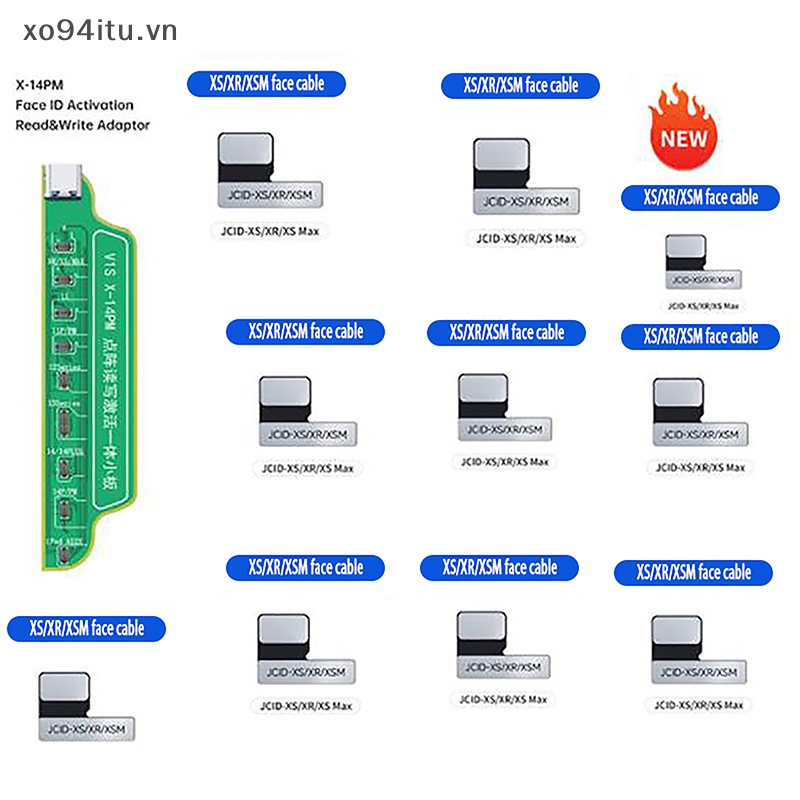 Dây Cáp Thẻ ID Sửa Chữa Cho IPhone X XR XS MAX 11 12 PRO MAX
