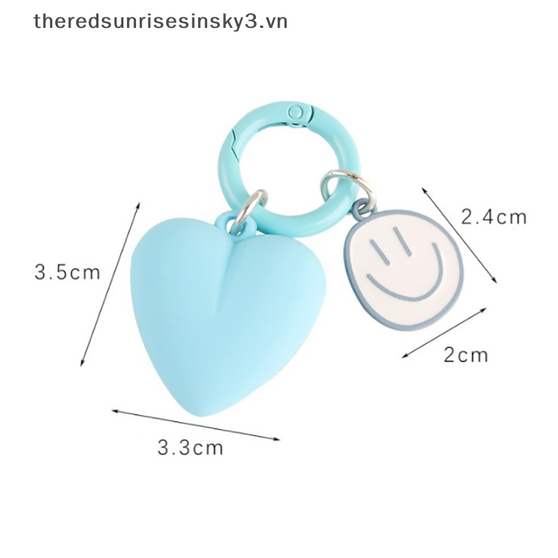 # # Móc Khóa Mặt Dây Chuyền Hình Trái Tim Nhám Sáng Tạo Thời Trang Thích Hợp Làm Quà Tặng Cho Cặp