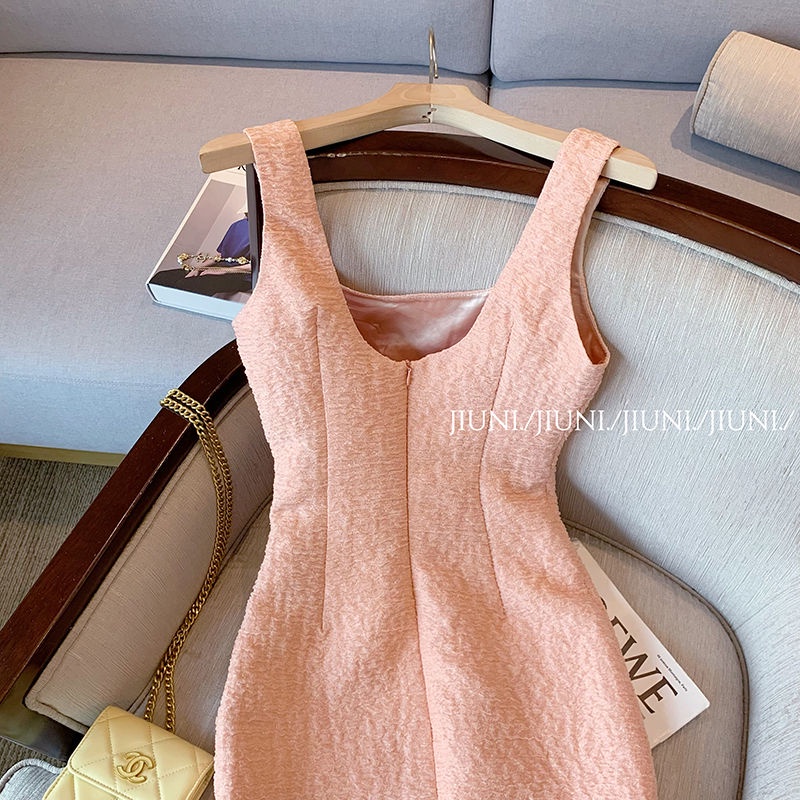 Đầm Hai Dây Phong Cách Pháp Thanh Lịch Thời Trang Mới 2023 Cho Nữ