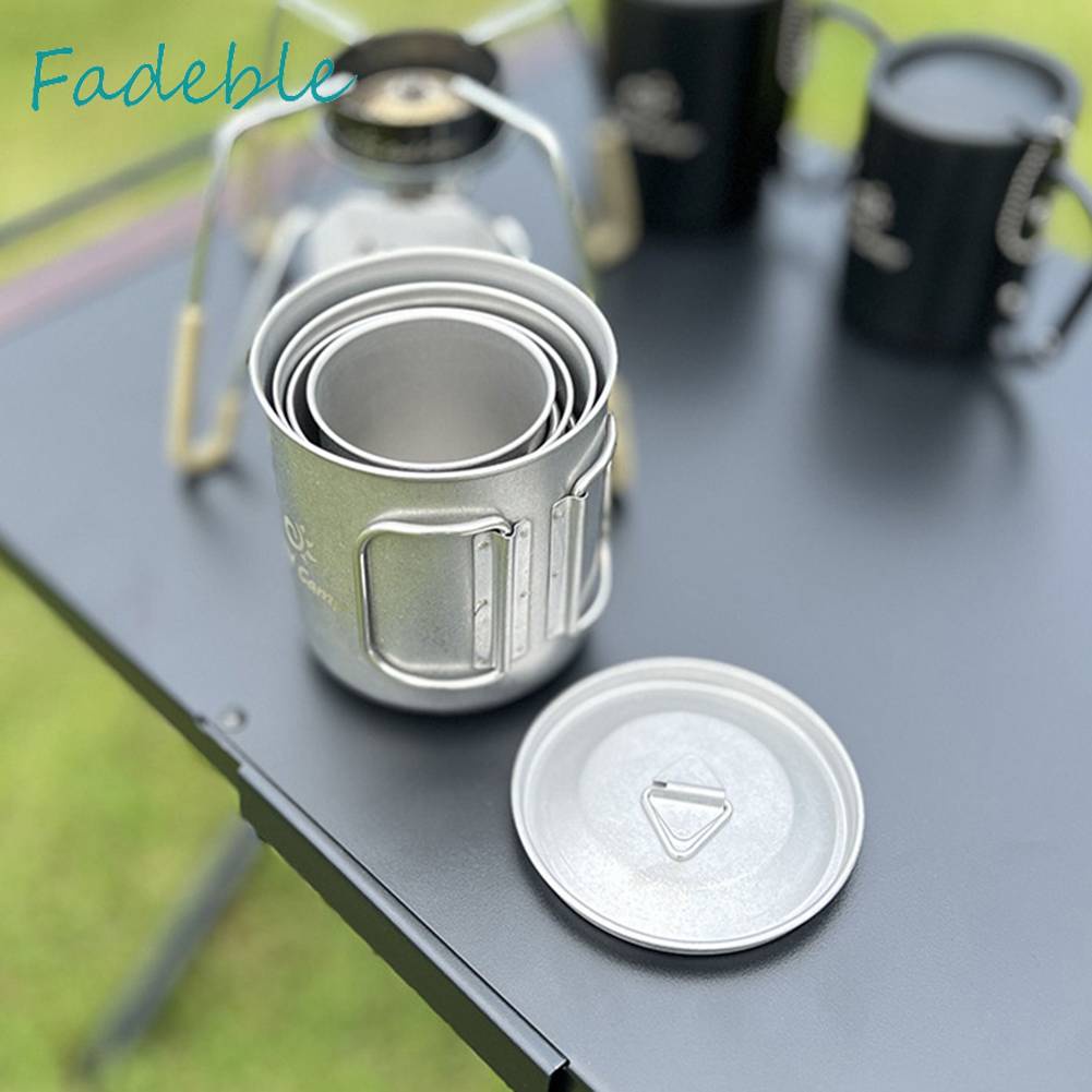 Set 4 Cốc Nước Siêu Nhẹ Tiện Dụng Khi Đi Cắm Trại