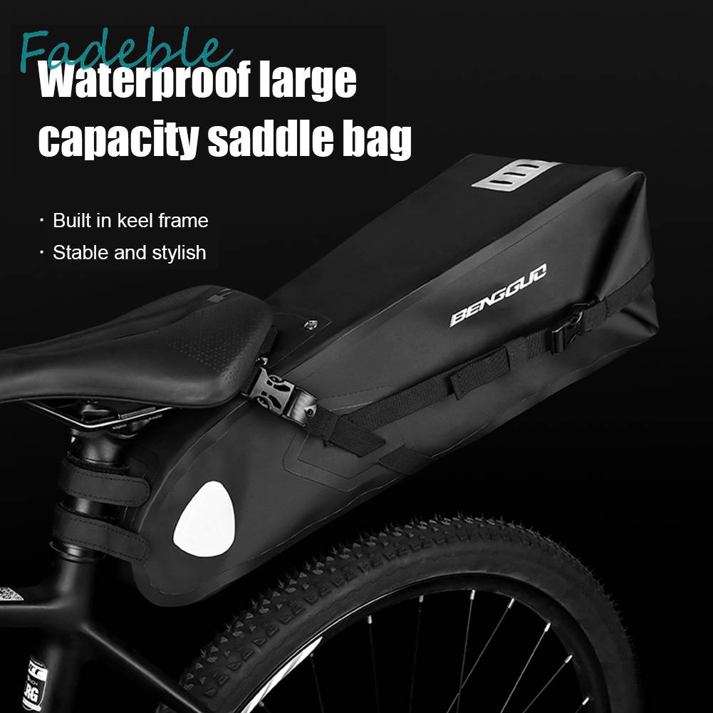 Túi Đựng Đồ Gắn Yên Sau Xe Đạp Leo Núi Gấp Gọn Dung Tích Lớn 10L