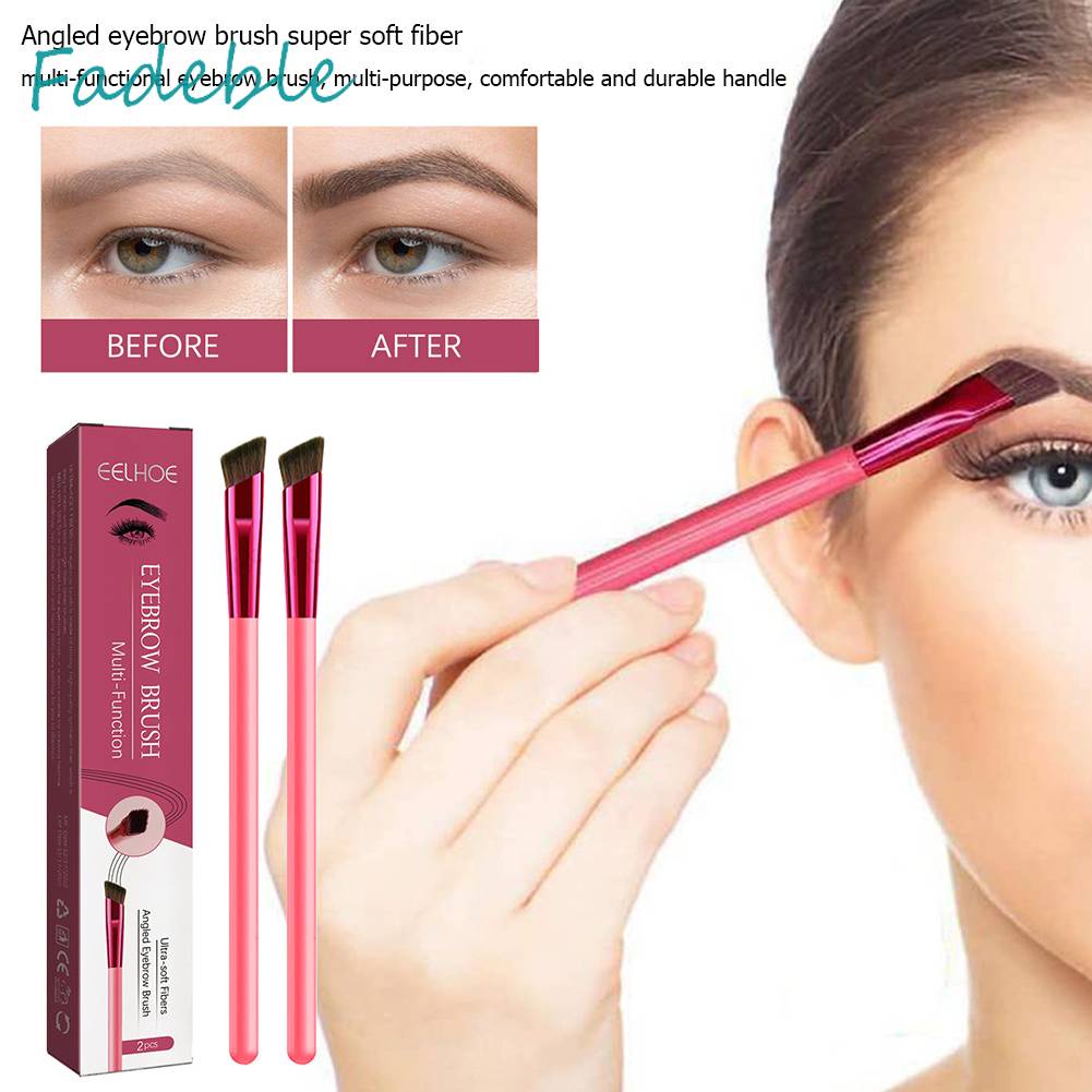 Set 2 Cọ Trang Điểm Lông Mày Chuyên Nghiệp