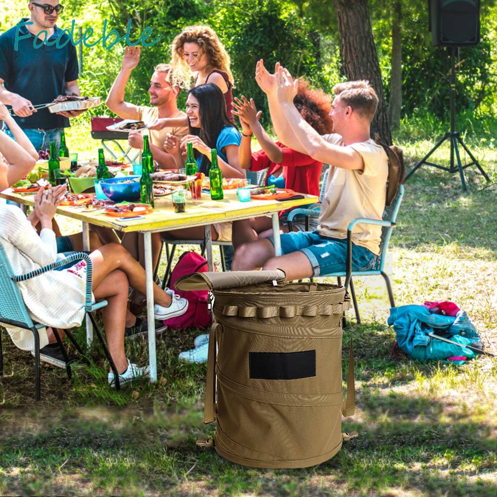 Túi Đựng Rác Chống Thấm Nước Có Thể Gấp Gọn Tiện Dụng Khi Đi Cắm Trại