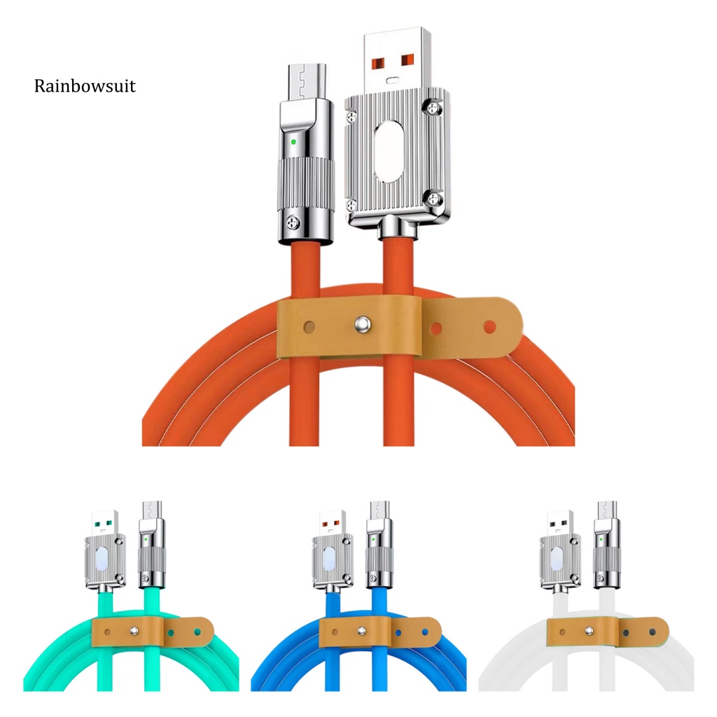 Dây Cáp Sạc Nhanh 6A 120W Mềm Mại Dành Cho Android