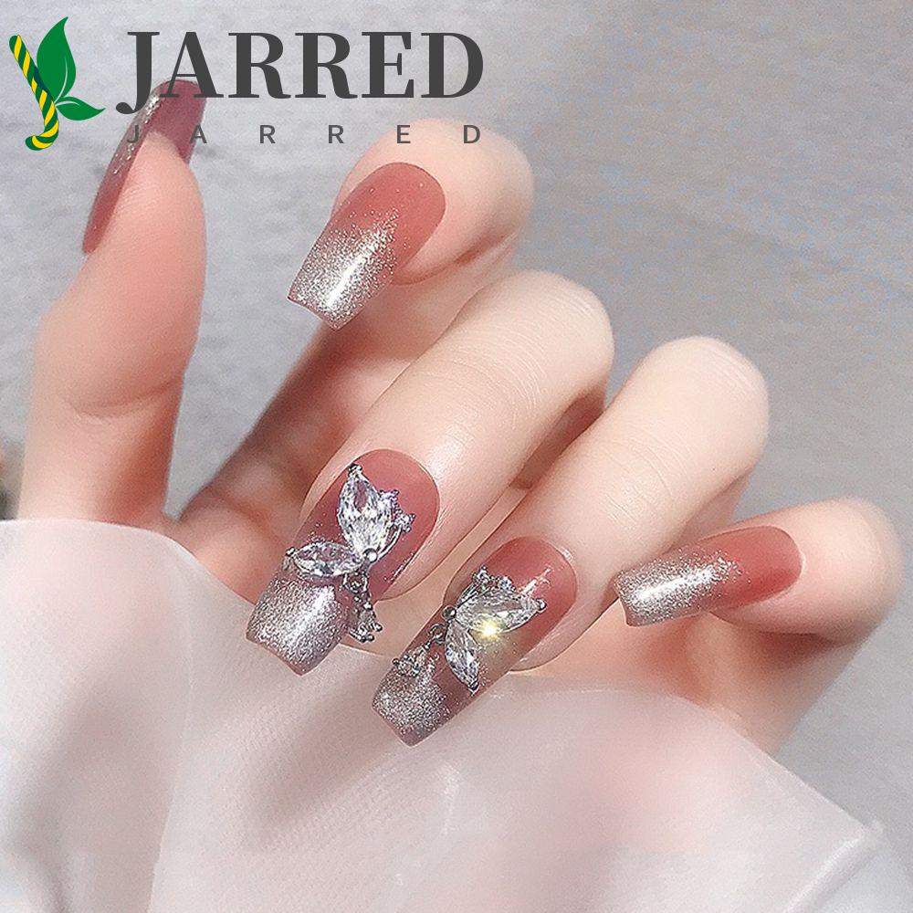 JARRED Đá Đính Móng Tay 3D Lấp Lánh Sang Trọng