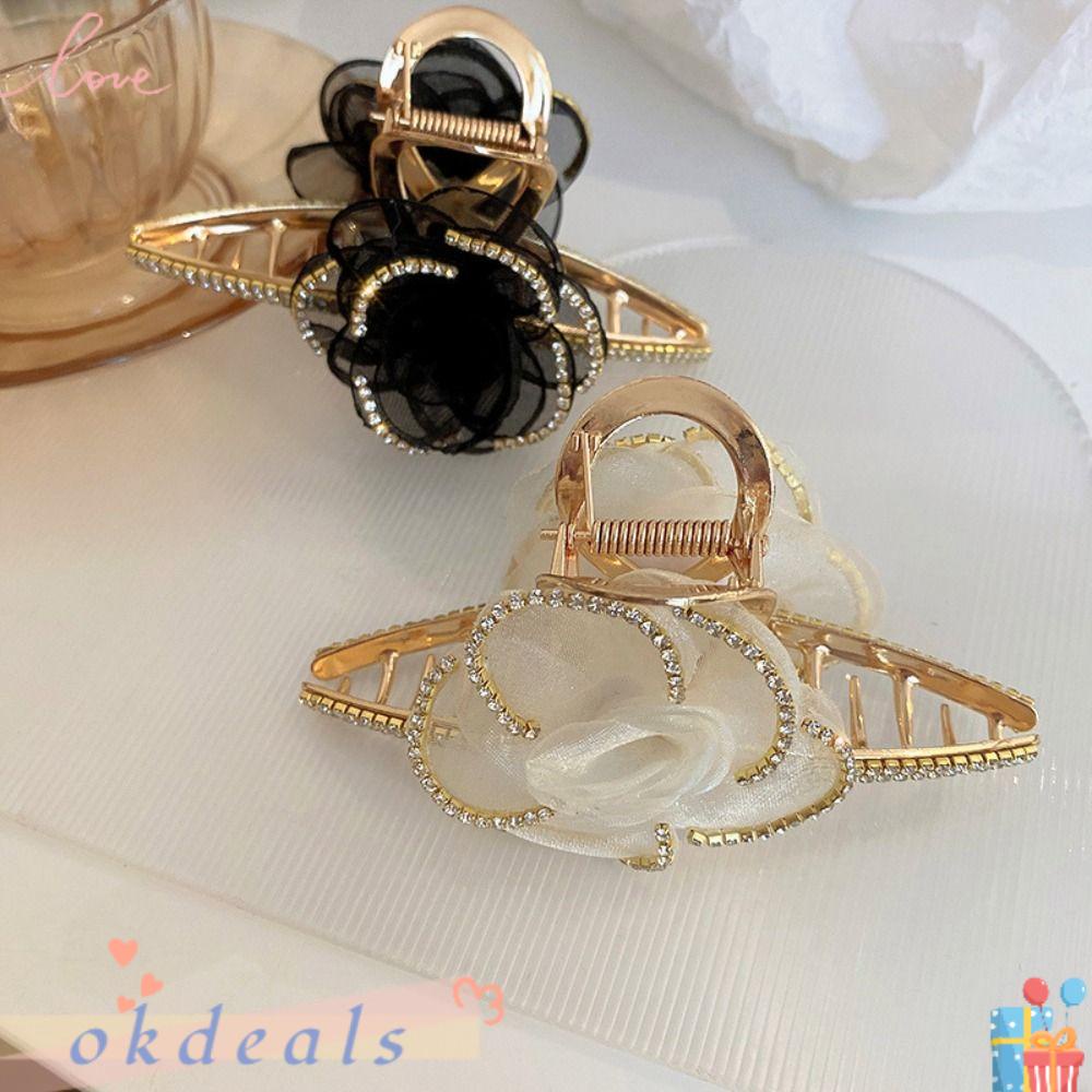 OKDEALS Kẹp TóC ĐíNh Kim Cương Giả ThờI Trang Cho Nữ