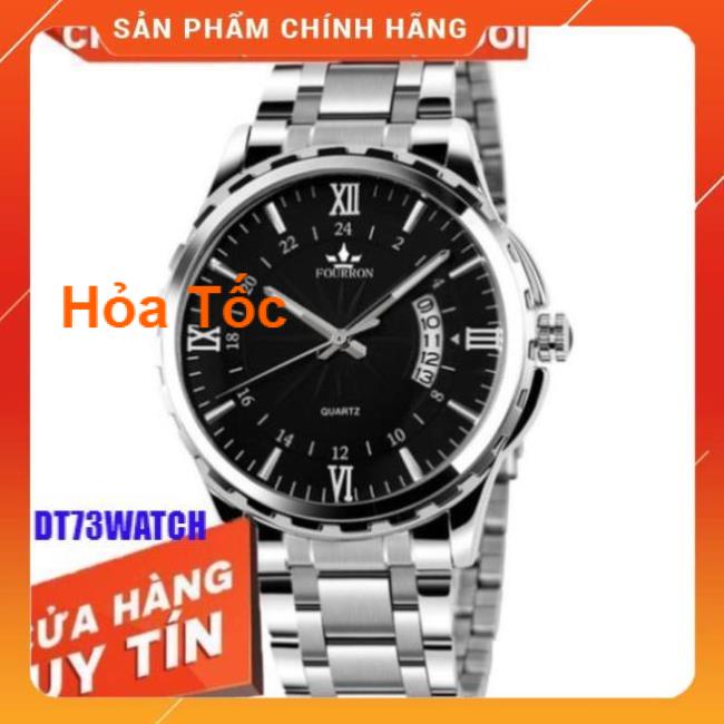 [HÀNG SIÊU HOT] Đồng Hồ Nam FOURRON F222 Doanh Nhân Sang Trọng Hợp Kim Thép Cao Cấp