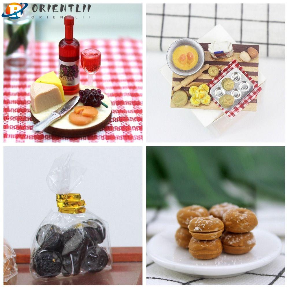 ORIENTLII Bánh Mì Tráng Miệng Tỉ Lệ 1: 12 Cho Nhà Búp Bê