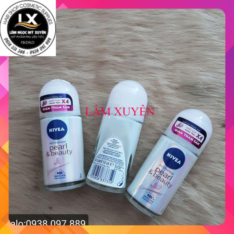 Lăn ngăn mùi NIVEA Pearl & Beauty ngọc trai đẹp quyến rũ 50ml