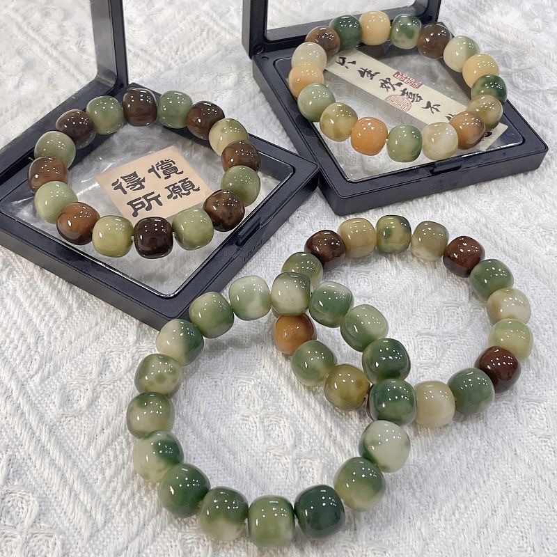 Vòng Tay Chuỗi Hạt Bồ Đề Màu Trắng Mềm Mại Dành Cho Học Sinh Nữ