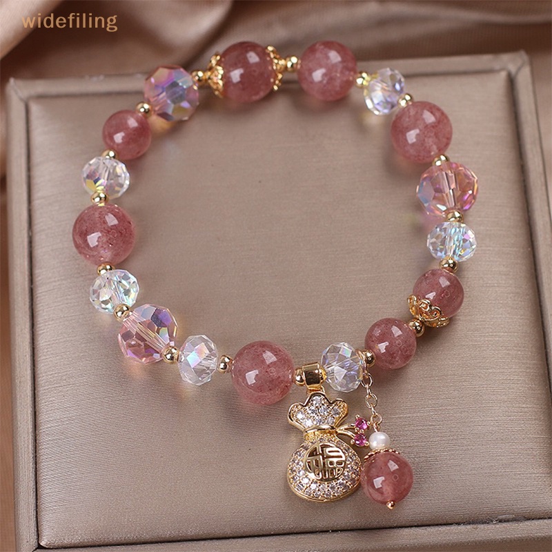 Vòng Tay Co Giãn Đính Hạt Pha Lê Và Túi Tiền Có Thể Điều Chỉnh Kỷ Niệm Cho Nữ