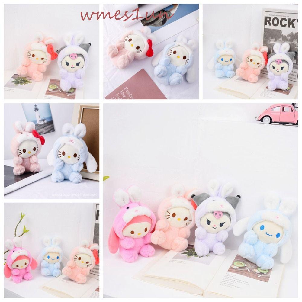 WMES15H Móc Khóa Nhồi Bông Hình Kuromi Dễ Thương