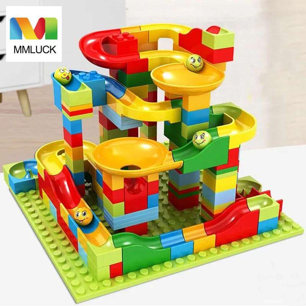 MMLUCK Bộ Đồ Chơi Lắp Ráp Đường Ray Mê Cung 168 Mảnh Phát Triển Trí Thông Minh Cho Bé