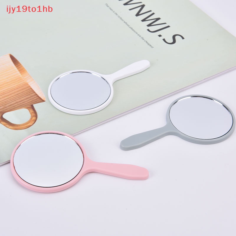 Gương trang điểm cầm tay gương trang điểm tròn có tay cầm gương mỹ phẩm mới