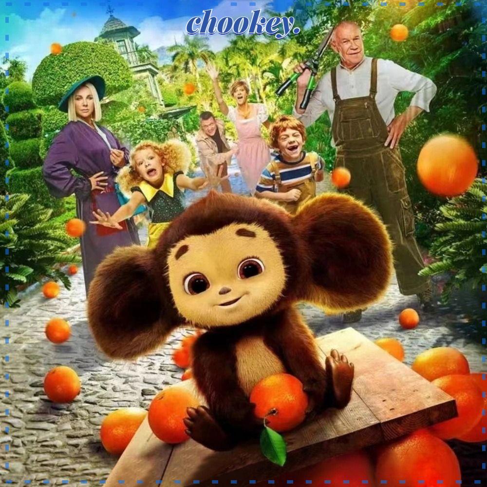 CHOOKEY Thú Nhồi Bông Cheburashka Mềm Mại