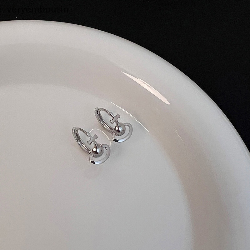 Bông Tai Màu Bạc Hình Hành Tinh Thời Trang Hàn Quốc Dành Cho Nữ