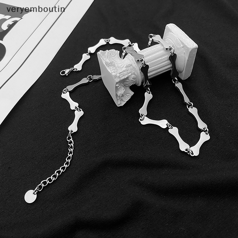 Vòng Tay Dây Xích Bằng Thép Titan Không Phai Màu Không Xương Đơn Giản Phong Cách Gothic Thích Hợp Làm Quà Tặng Tiệc