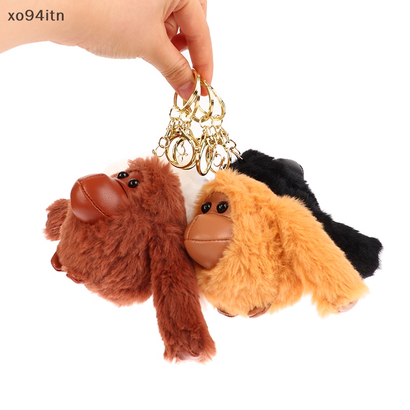 1 Móc Khóa Hình Khỉ Nhồi Bông Dễ Thương