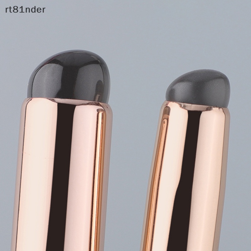 Cọ Trang Điểm Môi Đầu Tròn Bằng Silicon Góc Mềm Nhỏ Gọn