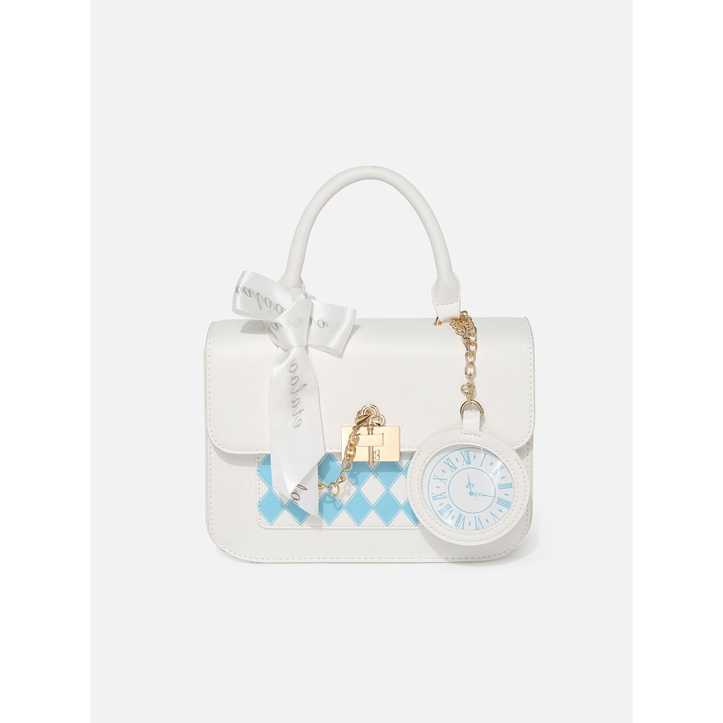 Bán Chạy✨Túi Đeo Chéo Bằng PVC Trong Suốt Hình Kim Cương Alice