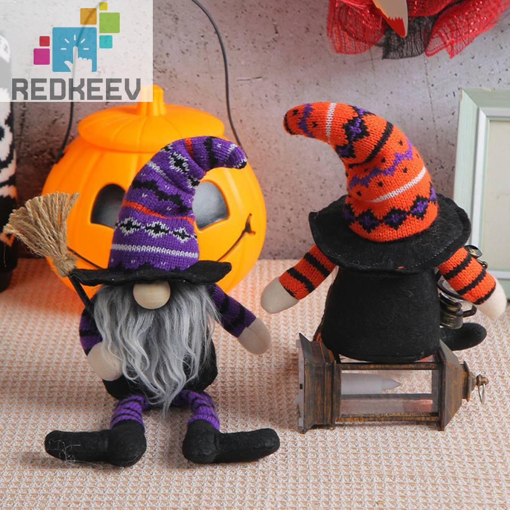 Đệm Cotton Họa Tiết Hoạt Hình Phù Thủy Gnome Dễ Thương Dùng Trang Trí Giáng Sinh