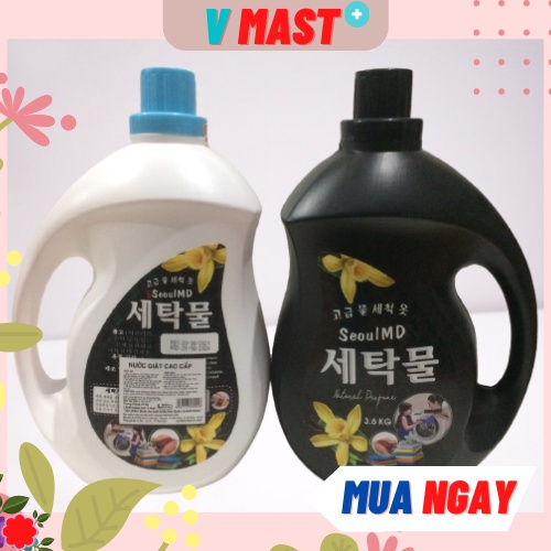 Nước giặt quần áo cao cấp Hàn Quốc Seoul MD - 2.6L -[Không thơm hoàn tiền]