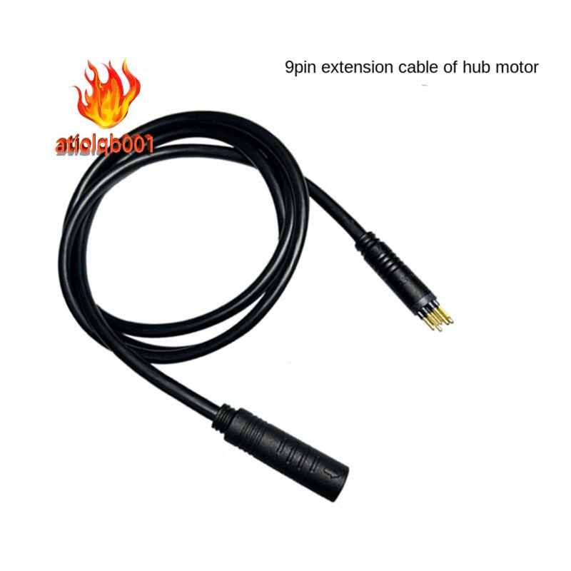 1 Dây Cáp Nối Dài Động Cơ E-Bike 9 Pin Thay Thế Cho Xe Đạp Điện Bafang