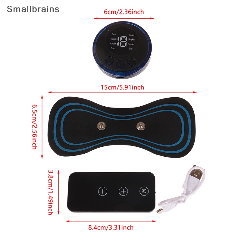 1 Bộ Miếng Dán Massage Cổ EMS 8 Chế Độ