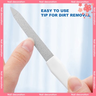 Dụng cụ đánh bóng móng tay cầm chống trượt 2 trong 1 đa năng