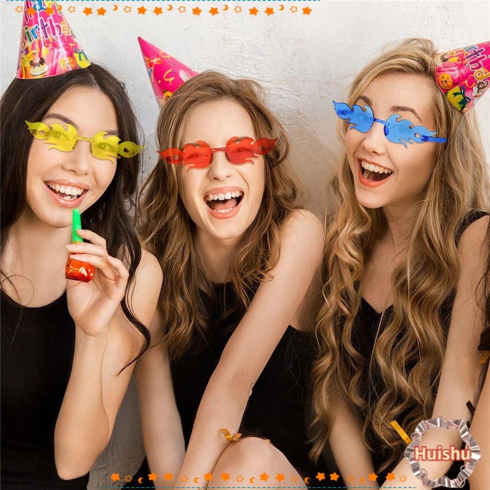 HS Kính Mát Hình Ngọn Lửa Cho Tiệc Hóa Trang