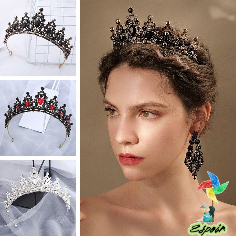 ESPO Lược Cài Tóc Đính Đá Lấp Lánh Cho Cô Dâu