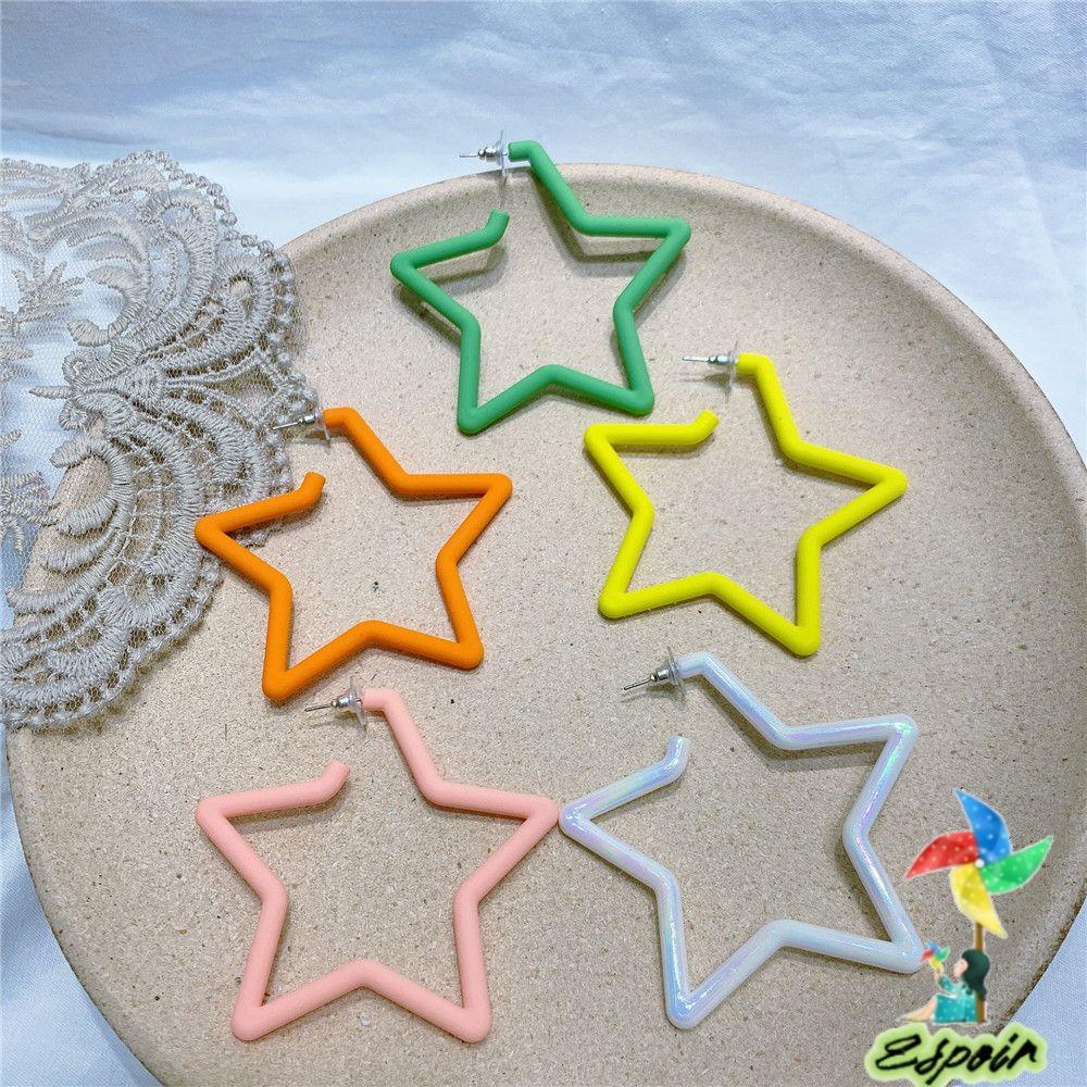 ESPO Bông Tai Thời Trang Kiểu Hình Học Phát Quang Cho Nữ