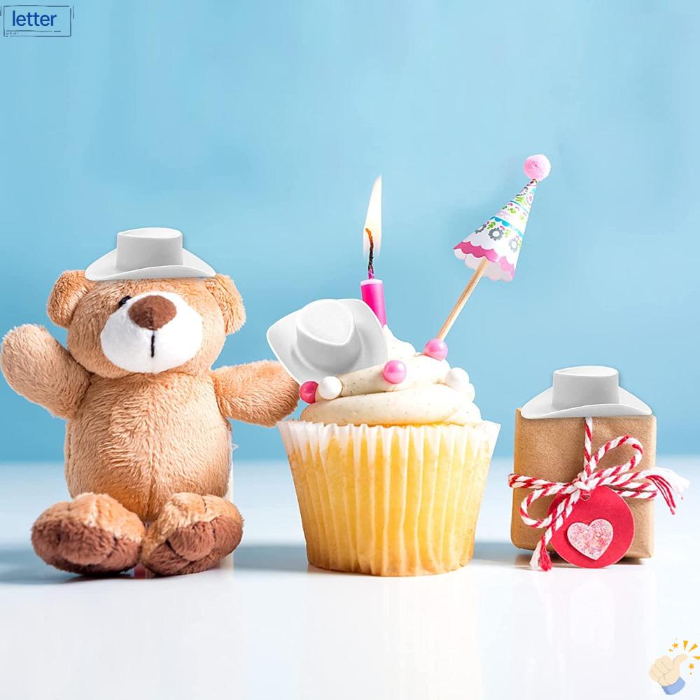 LET Set 20 Mũ Cao Bồi Mini Trang Trí Bánh Kem