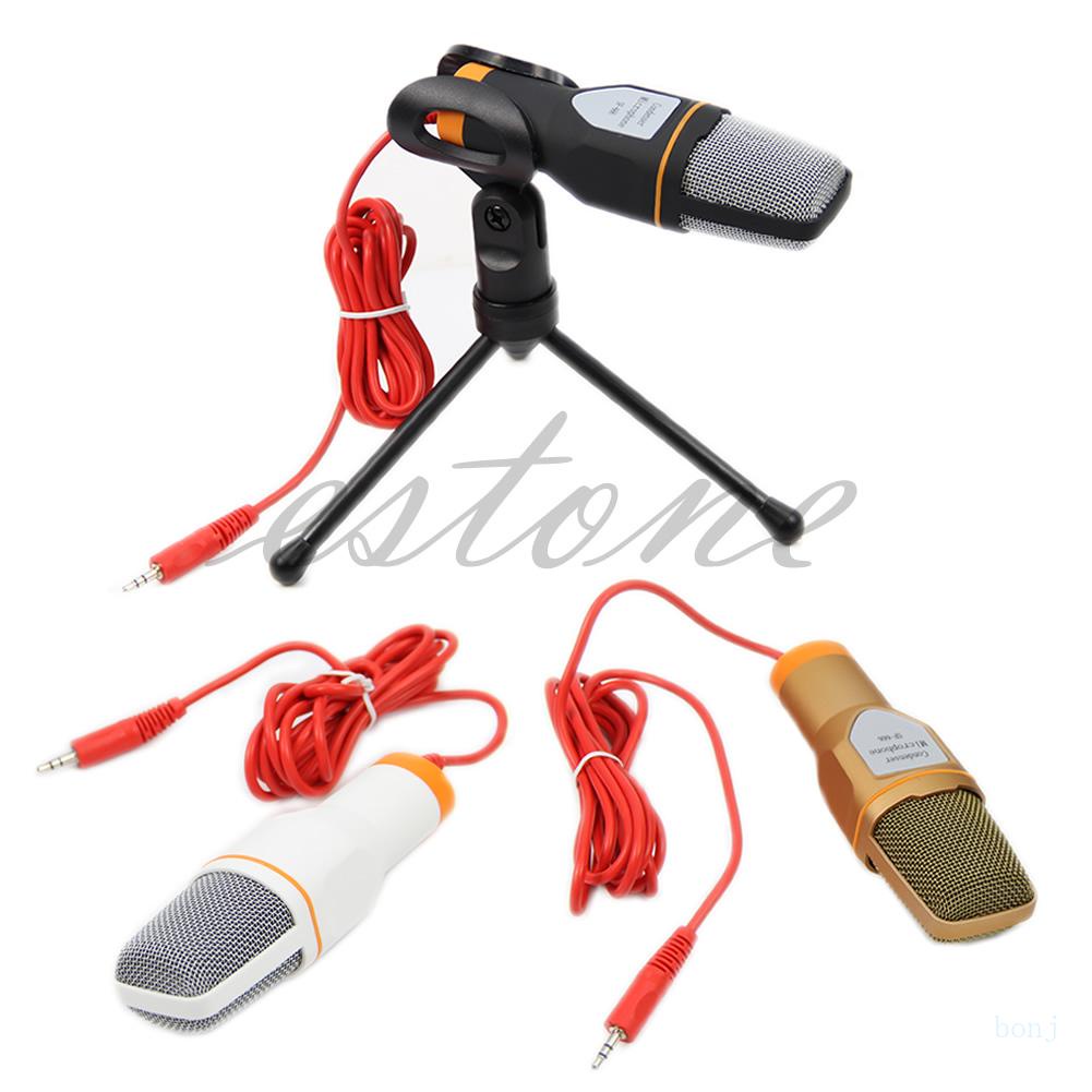 Micro Thu Âm Cổng USB bonj Kèm Giá Đỡ