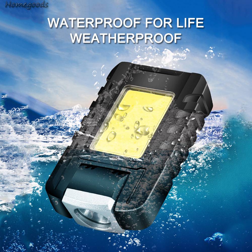 Đèn Led Kẹp Mũ COB 500mAh 500LM Type-C Sạc Được