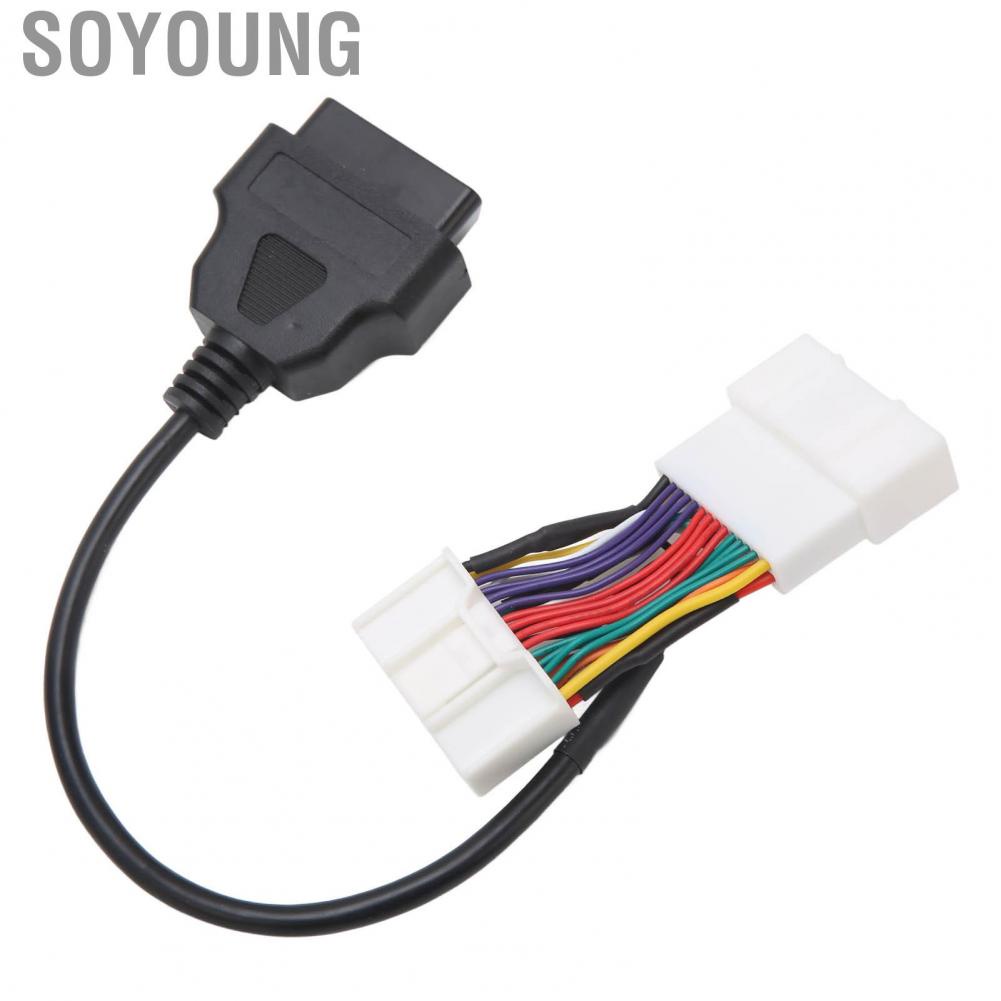 Soyoung OBD2 Splitter  Aging Professional Diagnostic Cable Easy Installation High Toughness Reliable Abrasion Resistant for Car