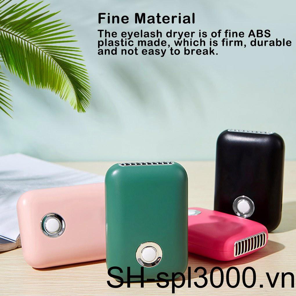 Quạt Sấy Khô Lông Mi Nối Dài Bằng ABS Dễ Thương Sạc Pin Thay Thế Tiện Dụng Cho Nữ