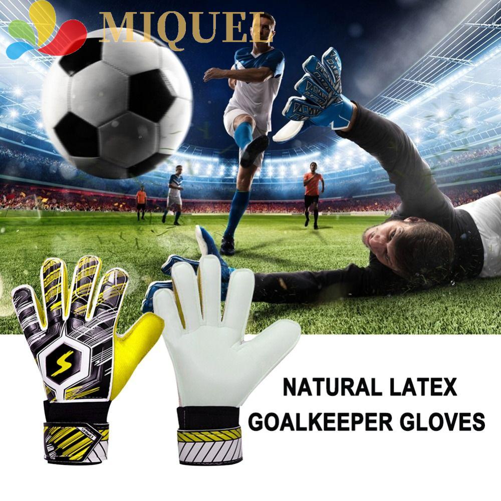 MIQUEL 1 Cặp Găng Tay Thủ Môn Mềm Mại Thoáng Khí Cho Bé