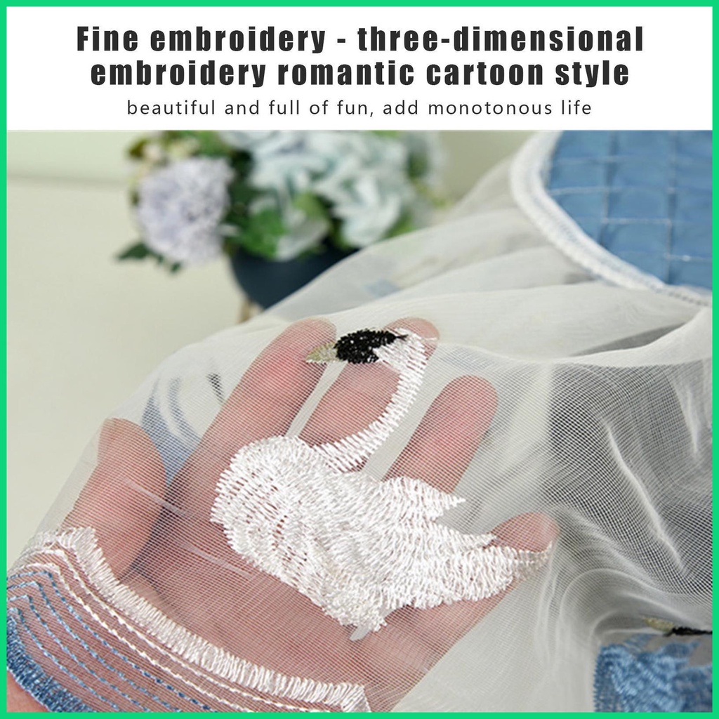 Vỏ Bọc Bảo Vệ Máy Điều Hòa Chống Bụi Thêu Họa Tiết Xinh Xắn Xoay 360 Độ Tiện Dụng Cho Gia Đình