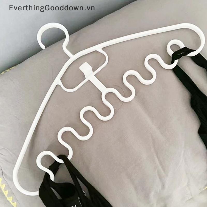 Everthinggooddown 1 Thanh treo móc quần áo Bằng Nhựa Nhiều Cổng Tạo Sóng vn