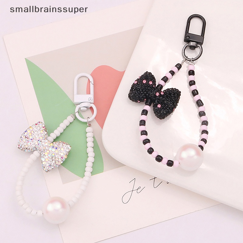 Móc Khóa Nhỏ Hình Nơ Đính Đá Kim Cương Dễ Thương Dành Cho Nữ