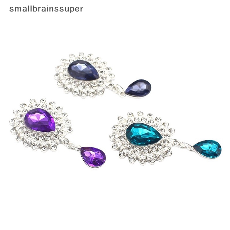 Trâm Cài Áo Hình Giọt Nước Bằng Hợp Kim Đính Đá Lấp Lánh Phong Cách Vintage Thời Trang DIY SBS