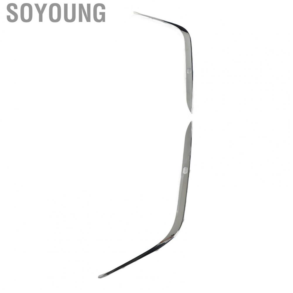Soyoung Front Bumper Impact Strip  Scratch Resistant Durable 51118168105 Molding Outer Cover for 7 Series 740i 740iL 750iL