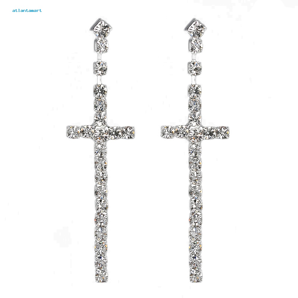 Túi Đựng Đồ Dùng Cao Cấp Tiện Dụng| Bông Tai HìNh Chữ ThậP ĐíNh Đá NhiềU MàU SắC