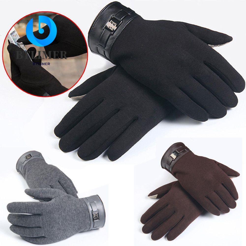 BTLIMER 1 Đôi Găng Tay Thể Thao Cảm Ứng Thời Trang