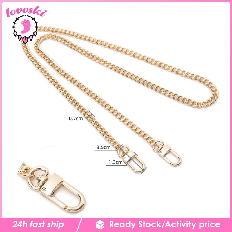 Dây Xích Kim Loại 100cm Có Khóa Kim Loại Thay Thế Cho Túi Xách