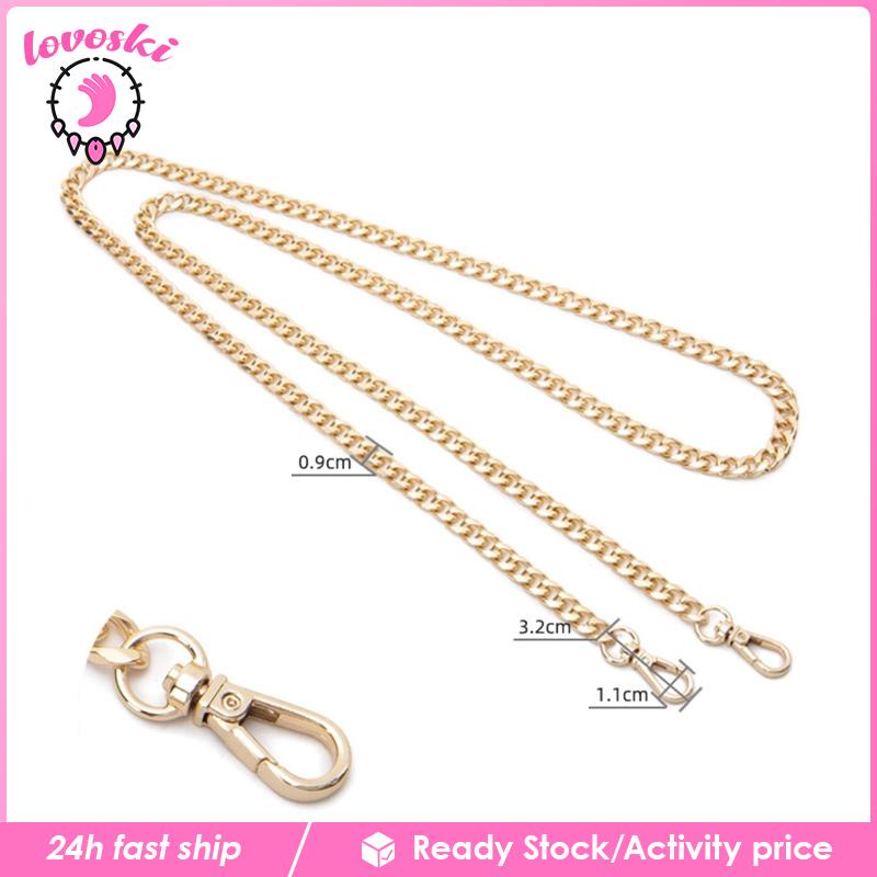 Dây Xích Kim Loại 100cm Có Khóa Kim Loại Thay Thế Cho Túi Xách