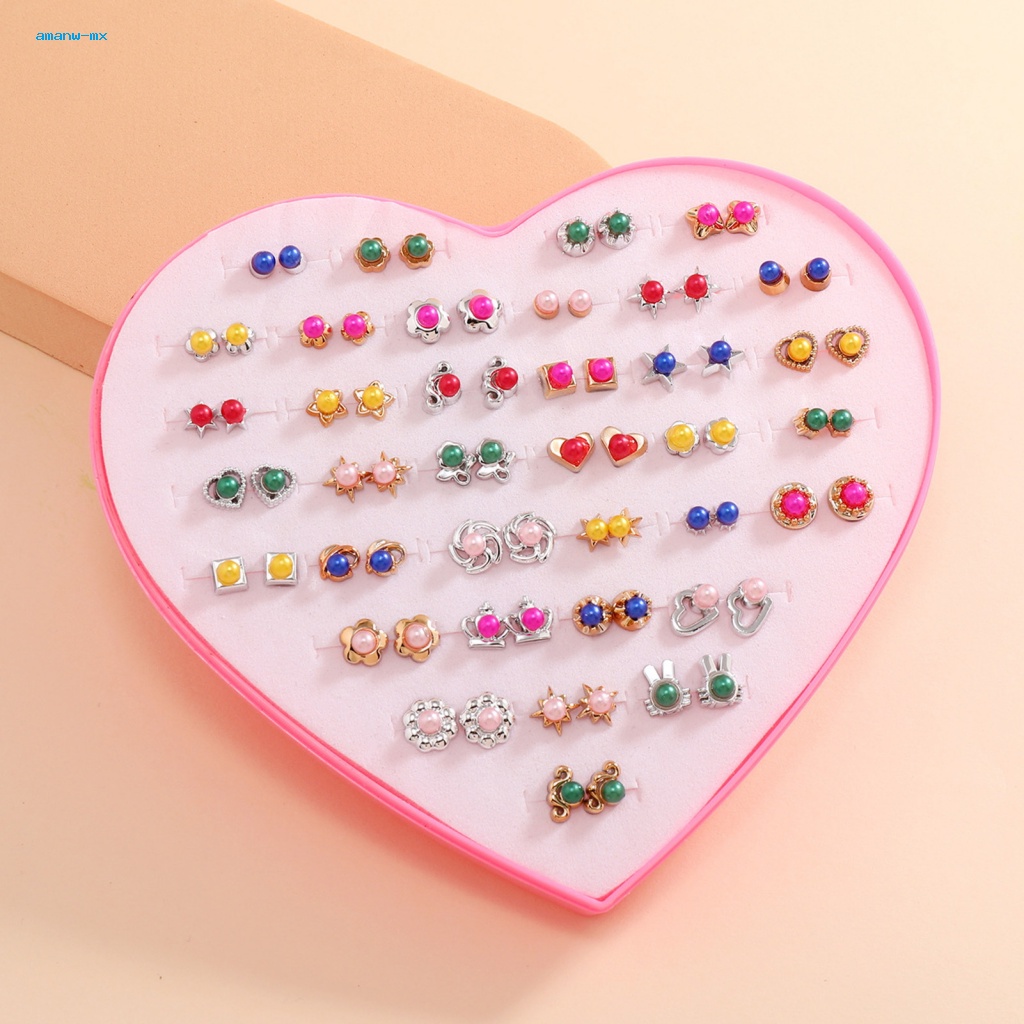 Bộ 36 Đôi Bông Tai Thời Trang Nhẹ Nhàng Nữ Tính