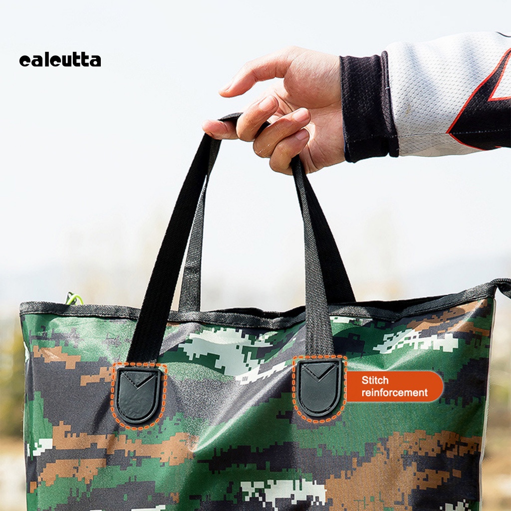 Túi Đựng Nước Bằng Vải Oxford Sức Chứa Lớn Có Thể Gập Lại Cho Hoạt Động Câu Cá / Cắm Trại